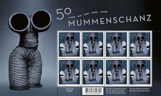 Mummenschanz 50 Jahre Briefmarke